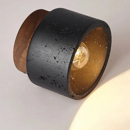 Plafonnier en pierre Sophie Nordic Wabi Sabi, idéal pour les couloirs et chambres
