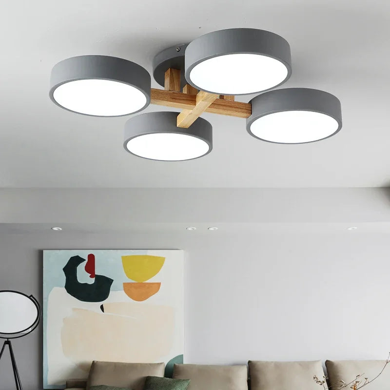 Chloé Nordic Macaron LED Ceiling Chandelier Light