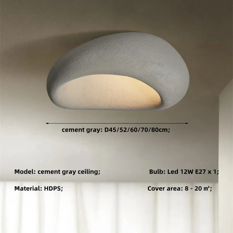 Plafonnier semi-encastré LED Évora minimaliste texturé