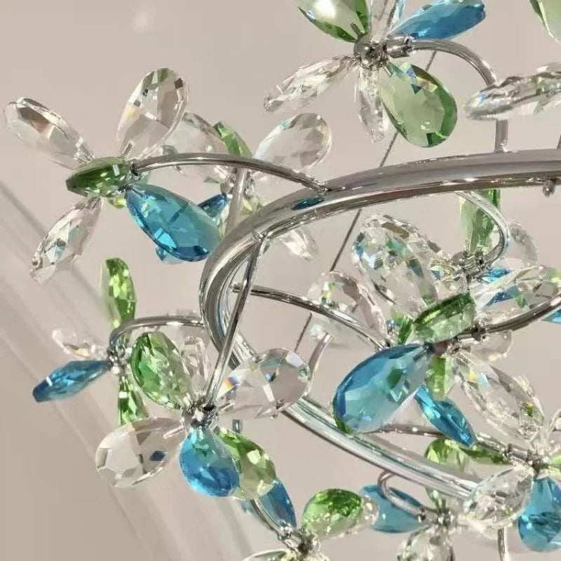 Camille Suspension Guirlande en Cristal Français Lampe de Chambre de Princesse