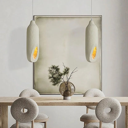 Amélie Wabi Sabi Suspension Ciment Lustre Minimaliste