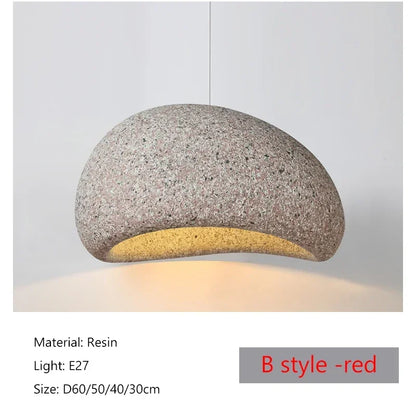 Sophie Wabi Sabi Résine Suspension Plafonnier Minimaliste