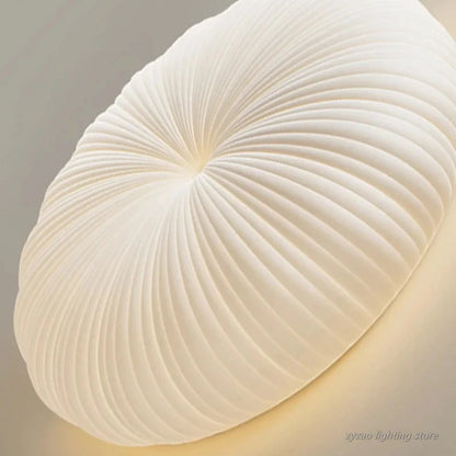 Élodie Nordic Cream Pumpkin Ceiling Light