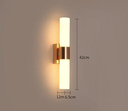 Margaux Nordic Stone & Glass Sconce