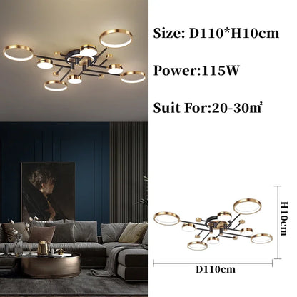 Lustre Moderne Suspendu LED Valérie