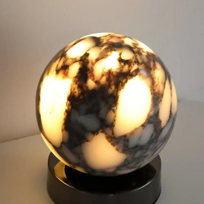 Camille Cosmo Glow Marble LED Bedside Lamp