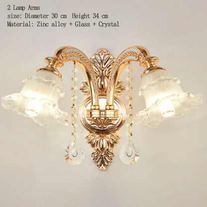 Suspension en cristal de style européen pour salon et salle à manger