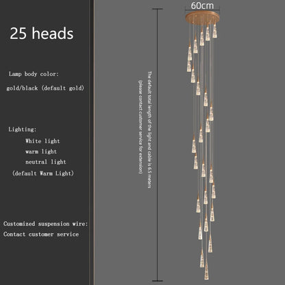 Camille Crystal Branch Pendant Chandelier