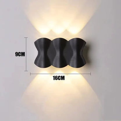 Colette Outdoor Up Down Wall Light Waterproof LED Fixture