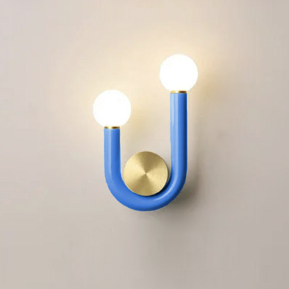Élise Luna U-Shaped Wall Lamp Modern Color LED Sconce Light
