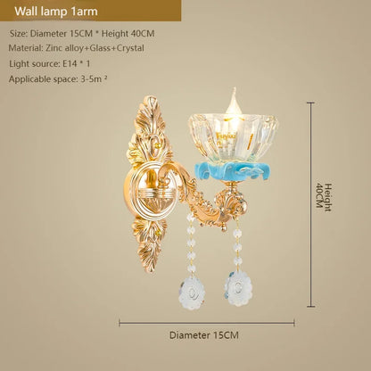 Lustre en cristal français pour salon et salle à manger de villa