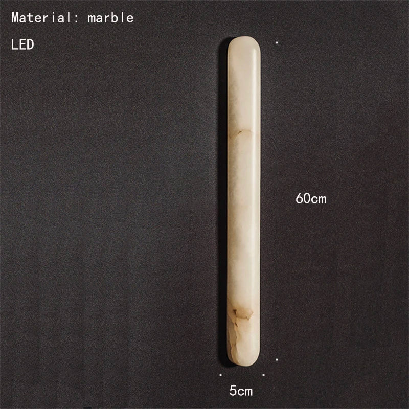 Applique murale Colette en marbre, cuivre, style minimaliste