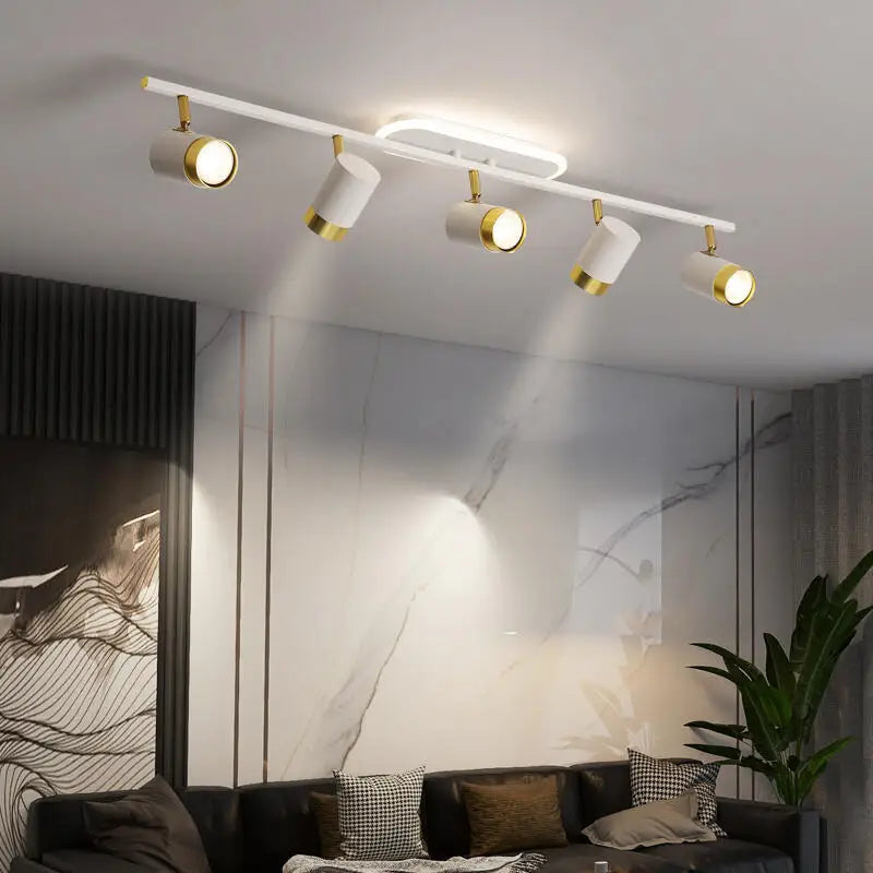 Plafonnier Projecteur LED Élise Noir & Blanc Moderne