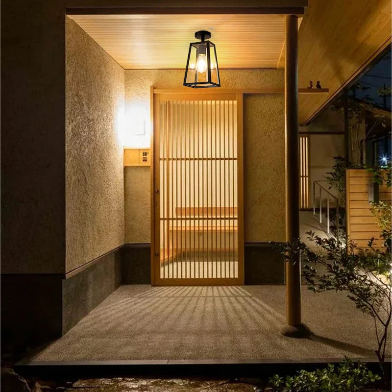 Chloé Plafonnier Extérieur Rétro Lampe de Porche Étanche