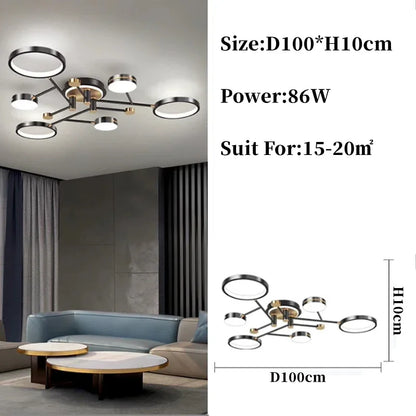 Lustre Moderne Suspendu LED Valérie