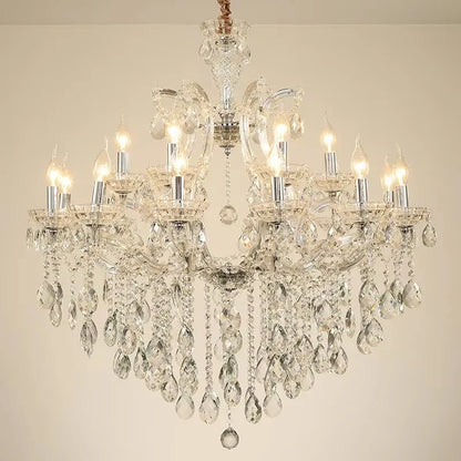 Lustre de restaurant nordique Éclairage classique de salon Lampe suspendue en cristal Lumière suspendue moderne pour la maison Lampe suspendue de hall