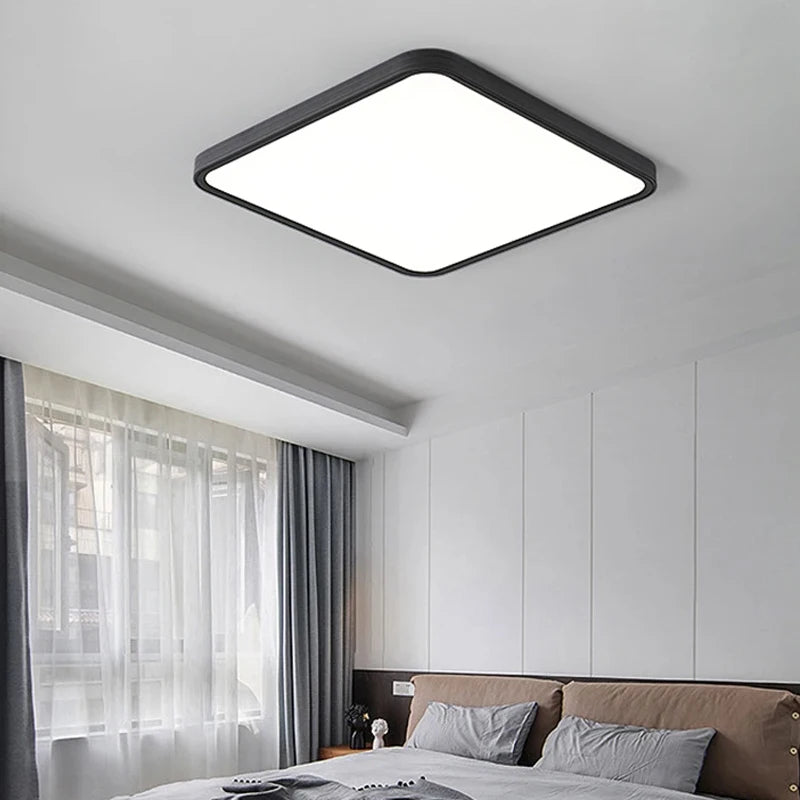 Plafonnier LED Juliette ultra-plat, dimmable avec télécommande, style moderne