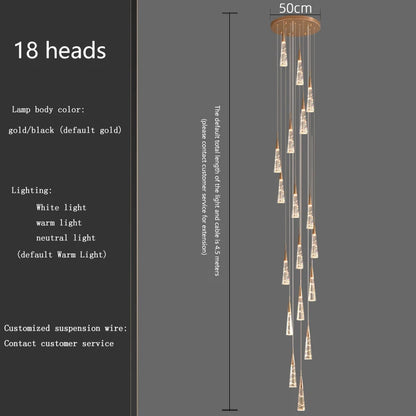 Camille Crystal Branch Pendant Chandelier