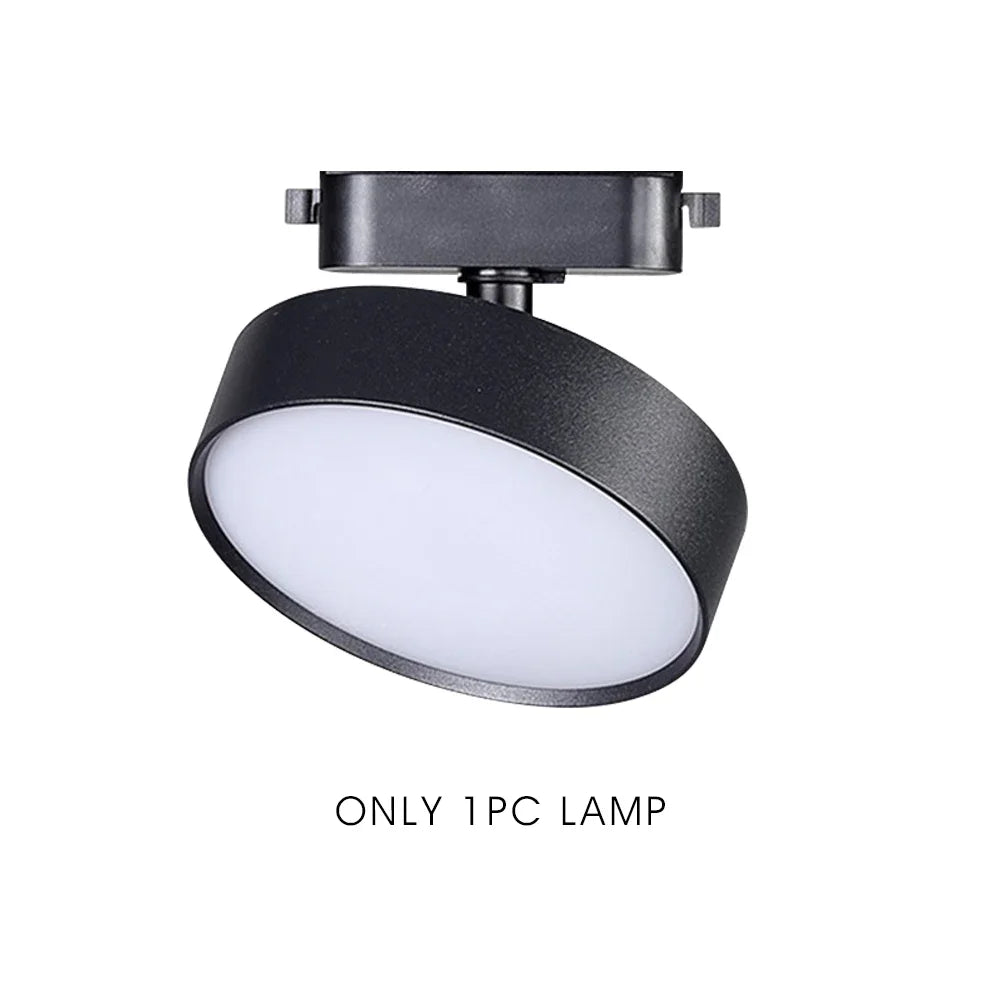 Lucie LED Track Light Adjustable Spotlight Rail Fixture