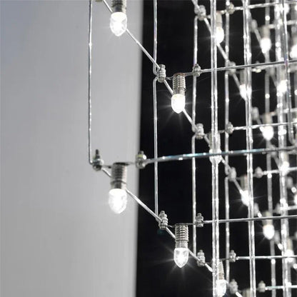 Elise Modern Luxury LED Cube Chandelier Pendant Lamp