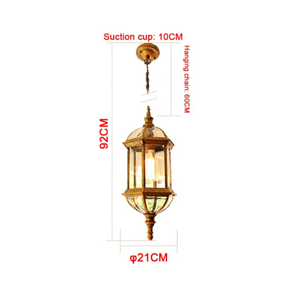 Émilie Suspension Européenne Extérieure Lampe de Jardin Étanche