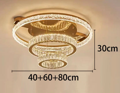 Plafonnier LED moderne – Plafonnier encastré minimaliste en acrylique pour chambre et salon | Options intelligentes de variation d'intensité