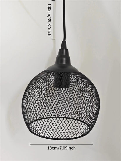 Élise Nordic Bird Cage Pendant Light E27 Rose Gold Retro Chandelier
