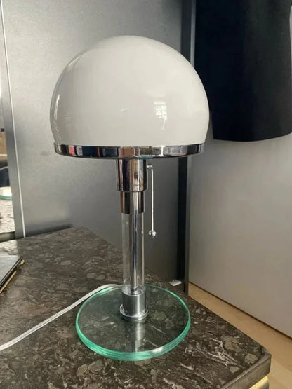 Lampe de table à LED en verre Amélie Bauhaus Glow