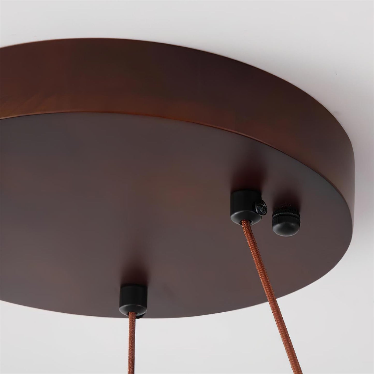 Laurent Ring Chandelier, Travertine Stone with Integrated LED