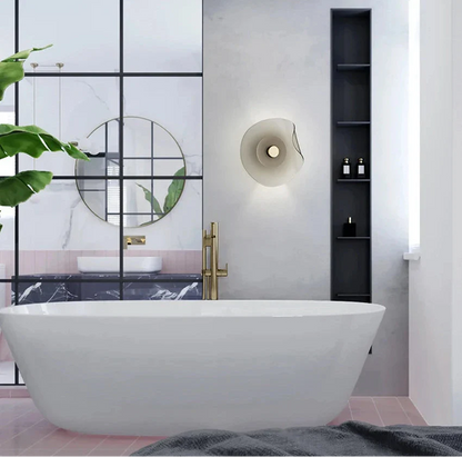 Élise Halo Shade Glass LED Wall Sconce