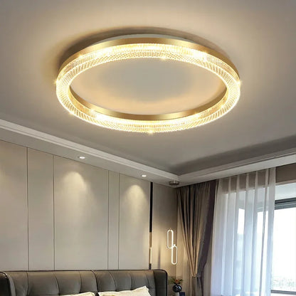 Camille Modern LED Gold Ceiling Lamp Living Room Bedroom Light