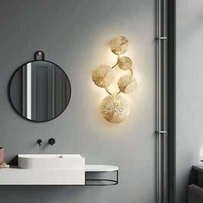Océane Lotus Leaf Wall Lamp with Modern Artistic Design