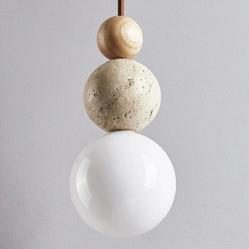 Suspension Béatrice Wabi-Sabi en pierre