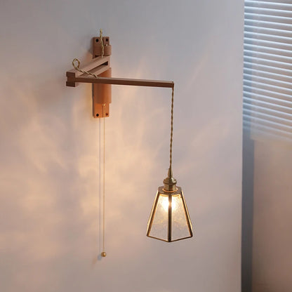 Applique murale en verre Aurore Wabi Sabi, style nordique