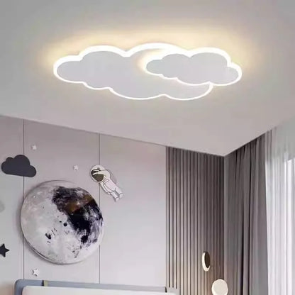 Plafonnier LED Élodie Creative Cloud pour chambre d'enfant, intensité variable