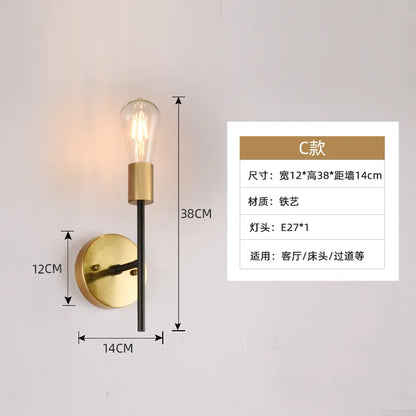 Applique murale Isabelle Double Tête Lampe Miroir Minimaliste