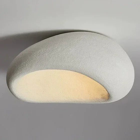 Camille Wabi Sabi Resin Ceiling LED Flush Mount Lamp