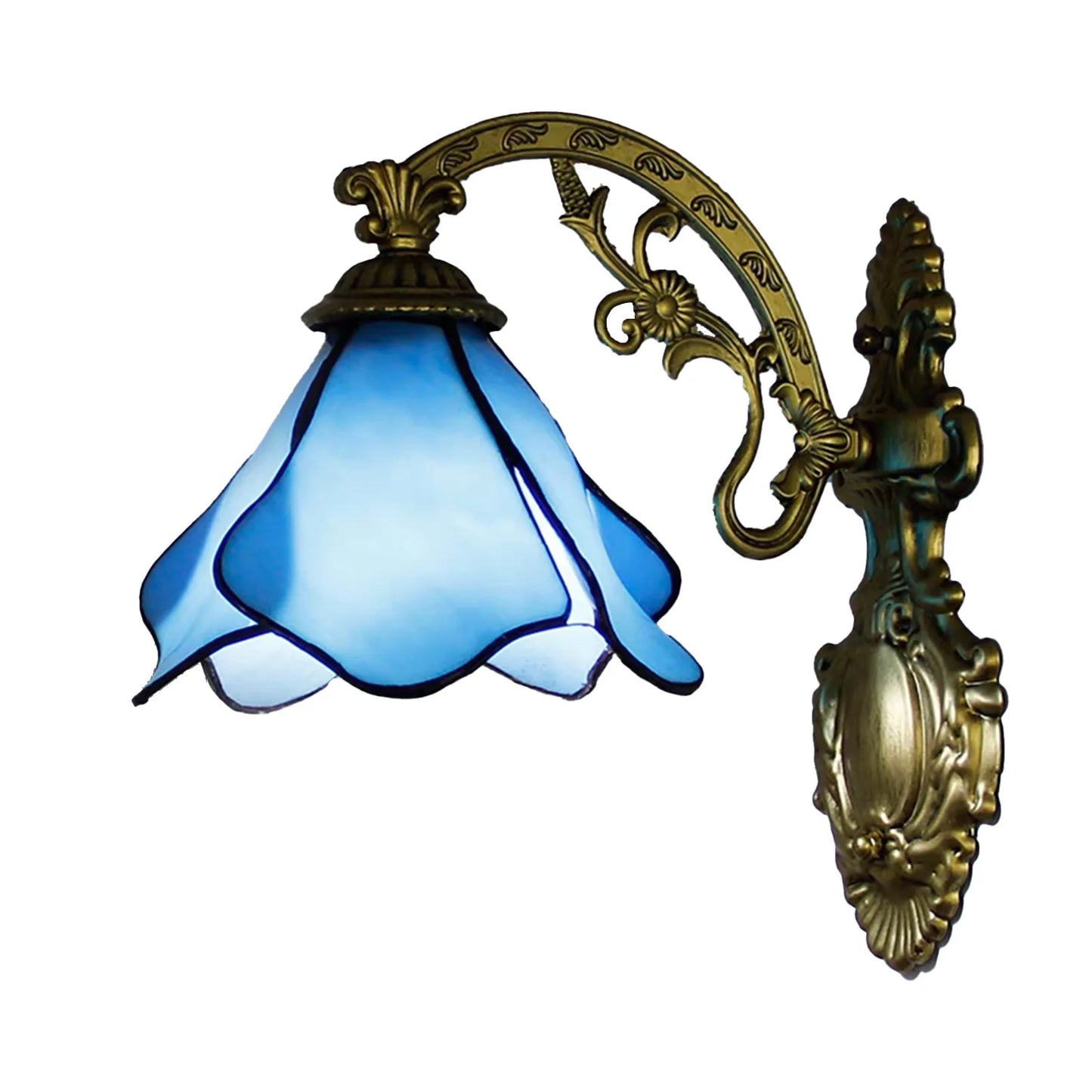 Margaux European Retro Stained Glass Wall Lamp