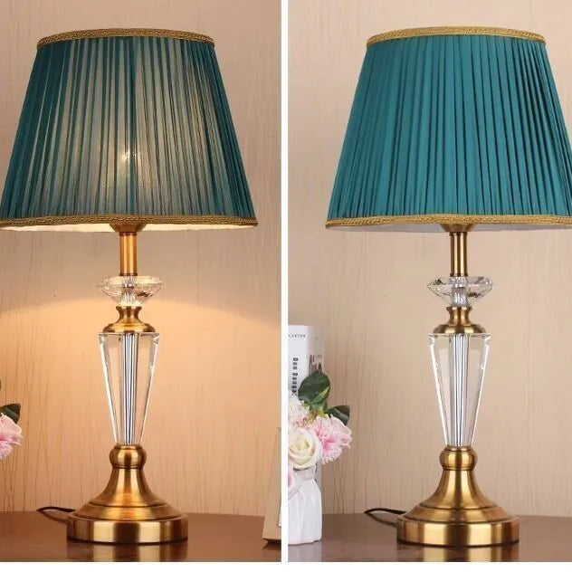 Lampadaire Rétro Européen en Cristal pour Salon et Chambre