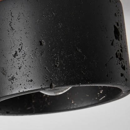 Plafonnier en pierre Sophie Nordic Wabi Sabi, idéal pour les couloirs et chambres