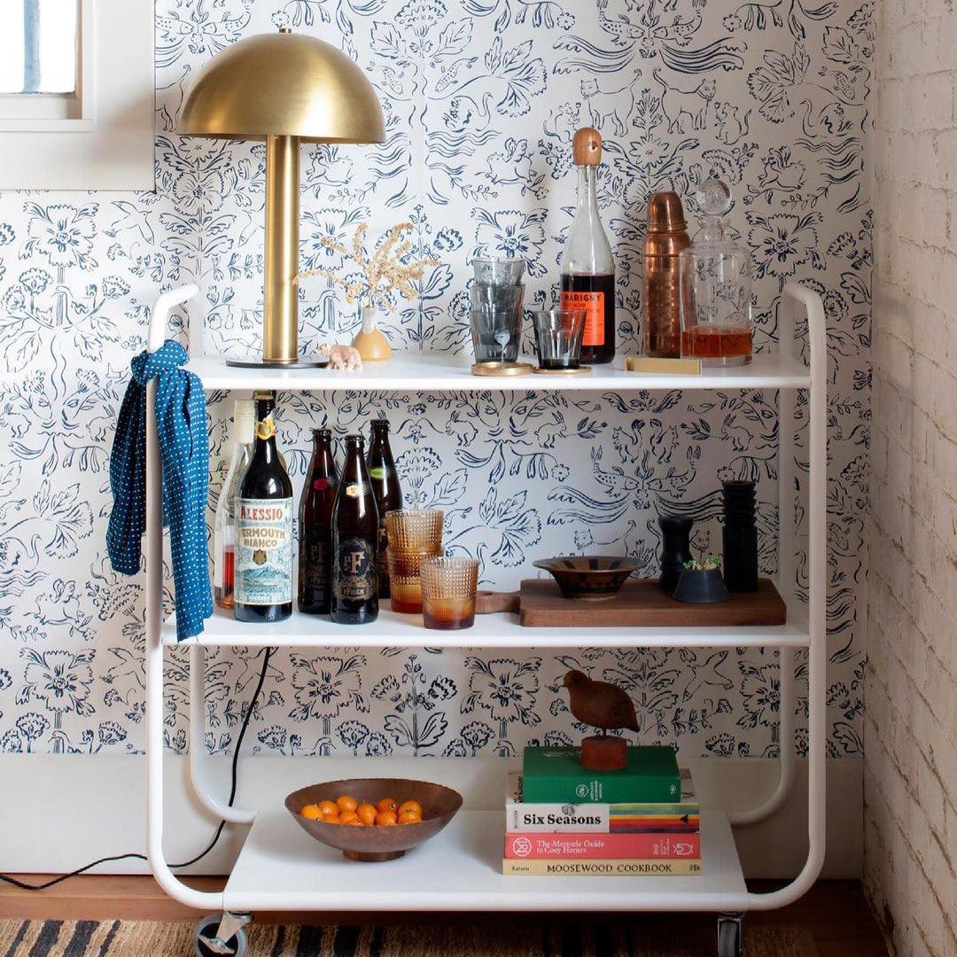 Céleste Mushroom Table Lamp with Sculptural Metal Design