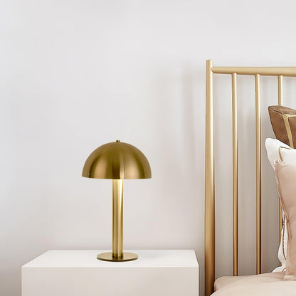 Céleste Mushroom Table Lamp with Sculptural Metal Design