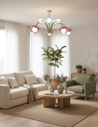 Elodie Sika Flower Chandelier