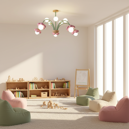 Elodie Sika Flower Chandelier
