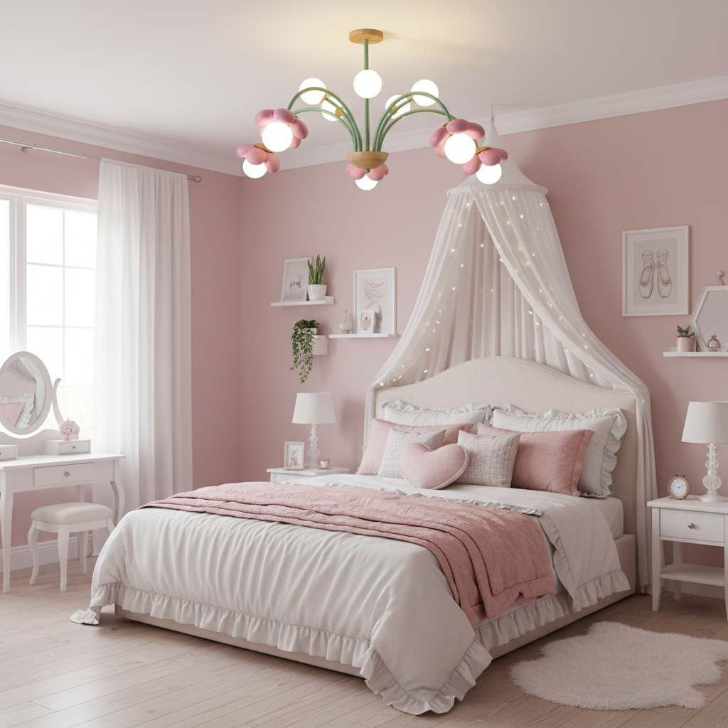 Elodie Sika Flower Chandelier