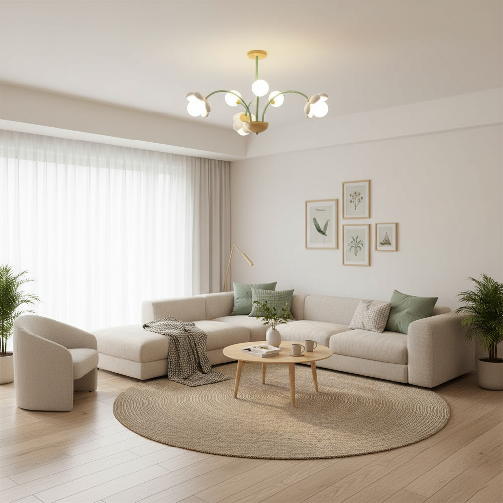 Elodie Sika Flower Chandelier