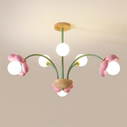 Elodie Sika Flower Chandelier