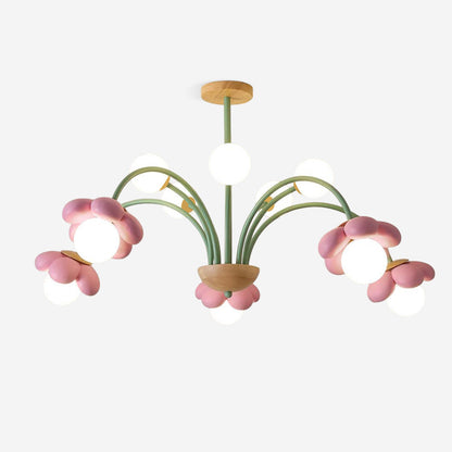 Elodie Sika Flower Chandelier