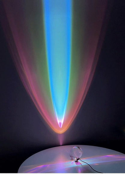 Élodie Crystal LED Table Lamp Modern Ambient Light Projection Decorative Lamp