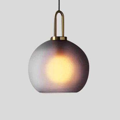 Suspension cylindrique en verre Isabelle